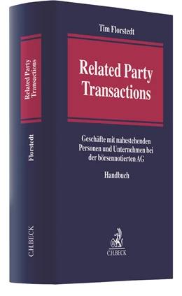 Abbildung von Florstedt | Related Party Transactions | 1. Auflage | 2021 | beck-shop.de