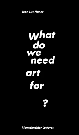 Abbildung von Meister | Jean-Luc Nancy. What do we need art for? | 1. Auflage | 2019 | beck-shop.de