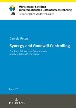 Abbildung von Peters | Synergy and Goodwill Controlling | 1. Auflage | 2019 | 17 | beck-shop.de
