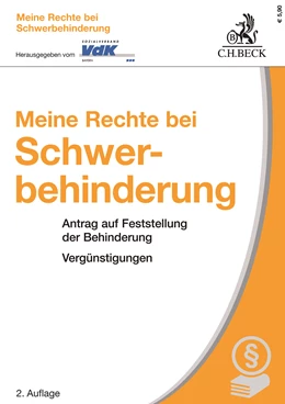 Abbildung von Meine Rechte bei Schwerbehinderung | 2. Auflage | 2019 | beck-shop.de