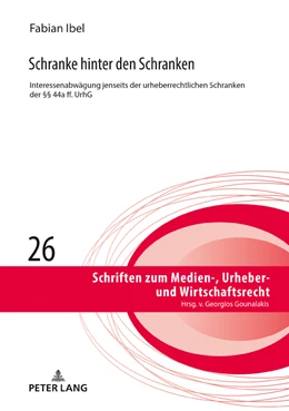 Abbildung von Ibel | Schranke hinter den Schranken | 1. Auflage | 2019 | 26 | beck-shop.de