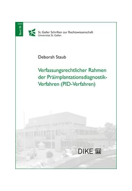 Abbildung von Staub | Verfassungsrechtlicher Rahmen der Präimplantationsdiagnostik-Verfahren (PID-Verfahren) | 1. Auflage | 2019 | Band 39 | beck-shop.de