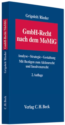 Abbildung von Grigoleit / Rieder | GmbH-Recht nach dem MoMiG | 1. Auflage | 2009 | beck-shop.de