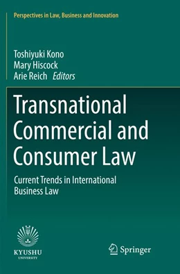 Abbildung von Kono / Reich | Transnational Commercial and Consumer Law | 1. Auflage | 2019 | beck-shop.de
