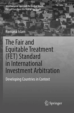 Abbildung von Islam | The Fair and Equitable Treatment (FET) Standard in International Investment Arbitration | 1. Auflage | 2019 | beck-shop.de