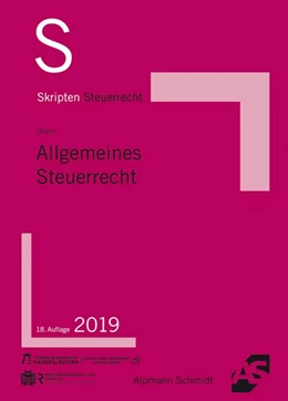 Abbildung von Drüen | Skript Allgemeines Steuerrecht | 18. Auflage | 2019 | beck-shop.de