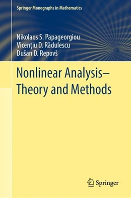 Abbildung von Papageorgiou / Radulescu | Nonlinear Analysis - Theory and Methods | 1. Auflage | 2019 | beck-shop.de