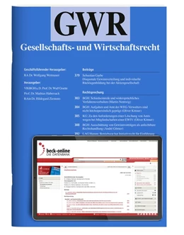 Abbildung von GWR • Gesellschafts- und Wirtschaftsrecht | 10. Auflage | 2024 | beck-shop.de