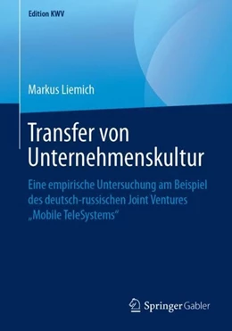 Abbildung von Liemich | Transfer von Unternehmenskultur | 1. Auflage | 2019 | beck-shop.de