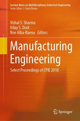 Abbildung von Sharma / Dixit | Manufacturing Engineering | 1. Auflage | 2019 | beck-shop.de