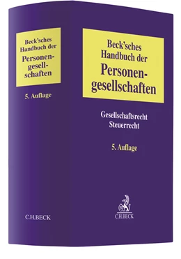 Abbildung von Beck'sches Handbuch der Personengesellschaften | 5. Auflage | 2020 | beck-shop.de