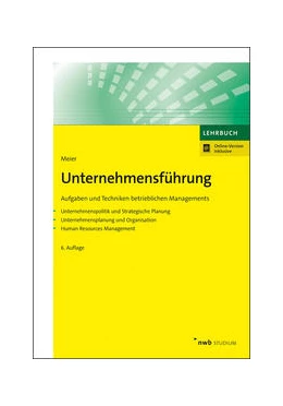 Abbildung von Meier | Unternehmensführung | 6. Auflage | 2019 | beck-shop.de