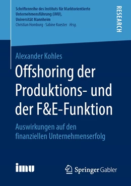 Abbildung von Kohles | Offshoring der Produktions- und der F&E-Funktion | 1. Auflage | 2019 | beck-shop.de