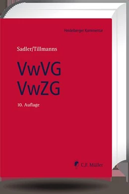 Abbildung von Sadler / Tillmanns | Verwaltungs-Vollstreckungsgesetz / Verwaltungszustellungsgesetz: VwVG/VwZG | 10. Auflage | 2020 | beck-shop.de