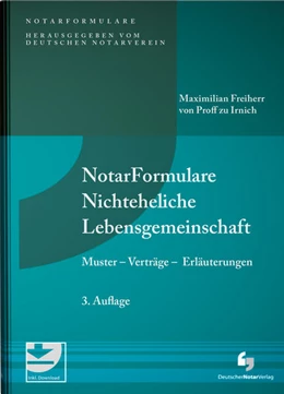 Abbildung von von Proff zu Irnich | NotarFormulare Nichteheliche Lebensgemeinschaft | 3. Auflage | 2019 | beck-shop.de