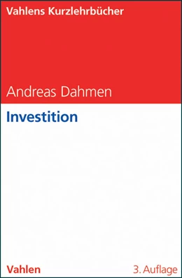 Abbildung von Dahmen | Investition | 3. Auflage | 2012 | beck-shop.de