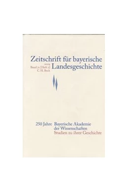 Abbildung von Zeitschrift für bayerische Landesgeschichte Band 72 Heft 2/2009 | 1. Auflage | 2009 | beck-shop.de