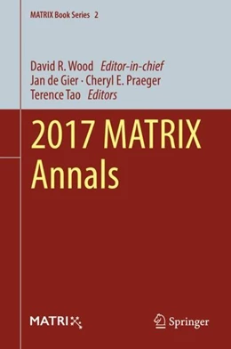 Abbildung von de Gier / Praeger | 2017 MATRIX Annals | 1. Auflage | 2019 | beck-shop.de