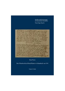Abbildung von Putzer, Katja | Das Urbarbuch des Erhard Rainer zu Schambach von 1376 | 1. Auflage | 2019 | 50 | beck-shop.de