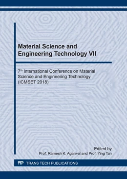 Abbildung von Agarwal / Tan | Material Science and Engineering Technology VII | 1. Auflage | 2019 | beck-shop.de