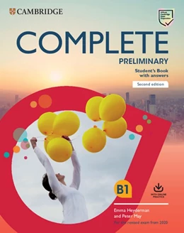 Abbildung von Complete Preliminary. Student's Book with answers with online resources | 1. Auflage | 2019 | beck-shop.de