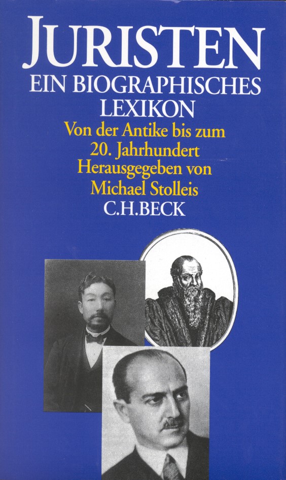 Cover: Stolleis, Michael, Juristen