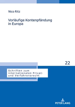 Abbildung von Ritz | Vorläufige Kontenpfändung in Europa | 1. Auflage | 2019 | 22 | beck-shop.de