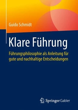 Abbildung von Schmidt | Klare Führung | 1. Auflage | 2019 | beck-shop.de