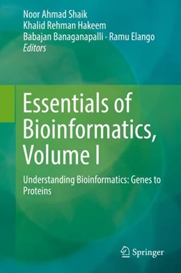 Abbildung von Shaik / Hakeem | Essentials of Bioinformatics, Volume I | 1. Auflage | 2019 | beck-shop.de