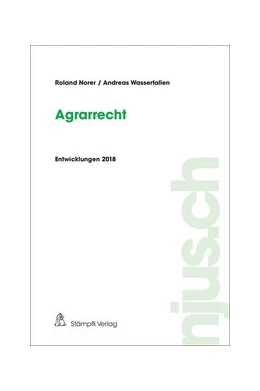 Abbildung von Norer / Wasserfallen | Agrarrecht | 1. Auflage | 2019 | beck-shop.de