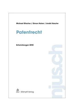 Abbildung von Ritscher / Holzer | Patentrecht | 1. Auflage | 2019 | beck-shop.de