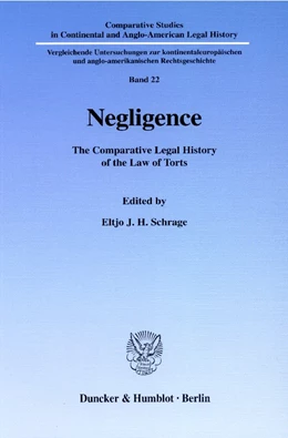 Abbildung von Schrage | Negligence. | 1. Auflage | 2001 | 22 | beck-shop.de