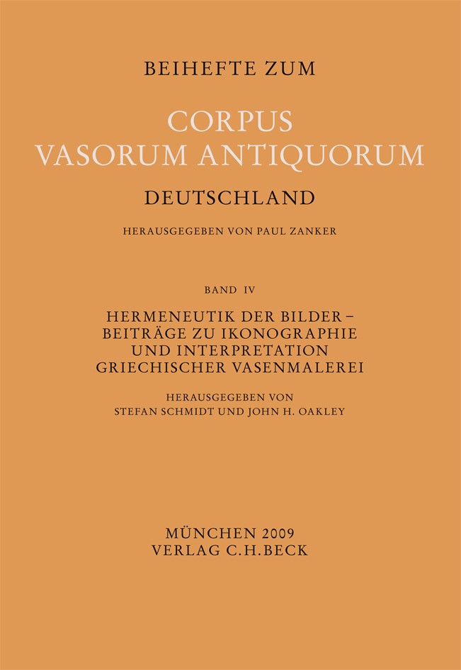 Cover: Schmidt, Stefan / Oakley, John H., Hermeneutik der Bilder