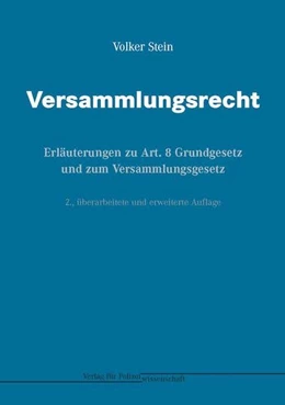 Abbildung von Stein | Versammlungsrecht | 2. Auflage | 2019 | beck-shop.de