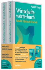 Abbildung von Kiygi | Wirtschaftswörterbuch - Band I: Türkisch • Deutsch + Band II: Deutsch • Türkisch | 0 | beck-shop.de