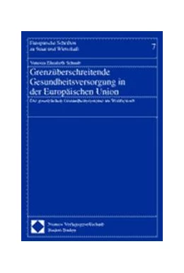 Abbildung von Schaub | Grenzüberschreitende Gesundheitsversorgung in der Europäischen Union | 1. Auflage | 2001 | 7 | beck-shop.de