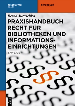 Abbildung von Juraschko | Praxishandbuch Recht für Bibliotheken und Informationseinrichtungen | 2. Auflage | 2020 | beck-shop.de