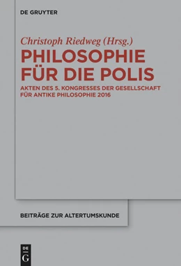 Abbildung von Riedweg | Philosophie für die Polis | 1. Auflage | 2019 | 380 | beck-shop.de