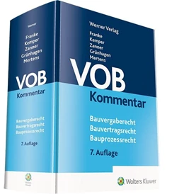 Abbildung von Franke / Grünhagen | VOB Kommentar | 7. Auflage | 2019 | beck-shop.de