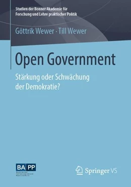 Abbildung von Wewer | Open Government | 1. Auflage | 2019 | beck-shop.de