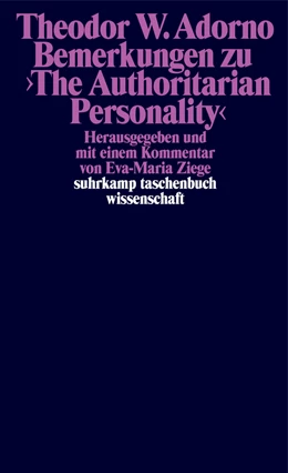 Abbildung von Adorno | Bemerkungen zu ›The Authoritarian Personality‹ | 2. Auflage | 2019 | beck-shop.de