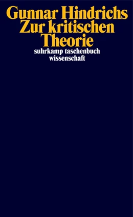 Abbildung von Hindrichs | Zur kritischen Theorie | 1. Auflage | 2020 | 2302 | beck-shop.de