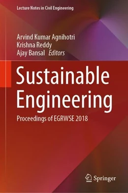 Abbildung von Agnihotri / Reddy | Sustainable Engineering | 1. Auflage | 2019 | beck-shop.de