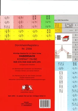 Abbildung von Dürckheim | HABERSACK KOMPAKT Dürckheim-Griffregister (Nr. 2566) | 1. Auflage | 2022 | beck-shop.de