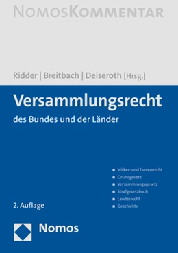 Abbildung von Ridder / Breitbach | Versammlungsrecht | 2. Auflage | 2020 | beck-shop.de