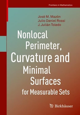 Abbildung von Mazón / Rossi | Nonlocal Perimeter, Curvature and Minimal Surfaces for Measurable Sets | 1. Auflage | 2019 | beck-shop.de