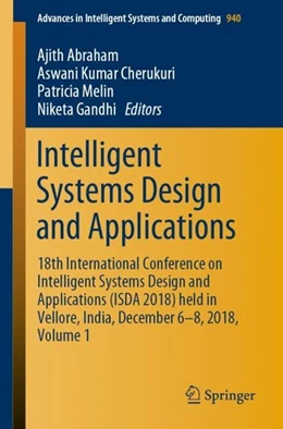 Abbildung von Abraham / Cherukuri | Intelligent Systems Design and Applications | 1. Auflage | 2019 | beck-shop.de