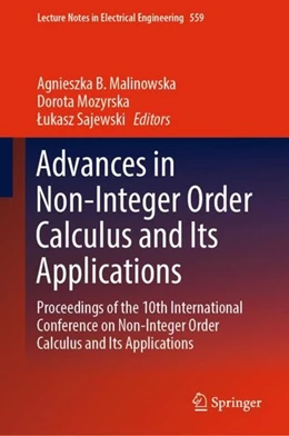 Abbildung von Malinowska / Mozyrska | Advances in Non-Integer Order Calculus and Its Applications | 1. Auflage | 2019 | beck-shop.de