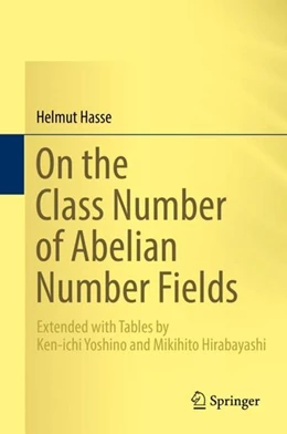 Abbildung von Hasse | On the Class Number of Abelian Number Fields | 1. Auflage | 2019 | beck-shop.de