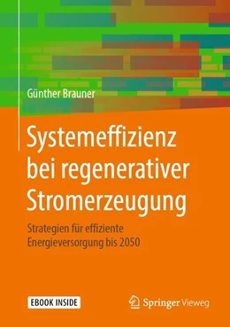 Abbildung von Brauner | Systemeffizienz bei regenerativer Stromerzeugung | 1. Auflage | 2019 | beck-shop.de